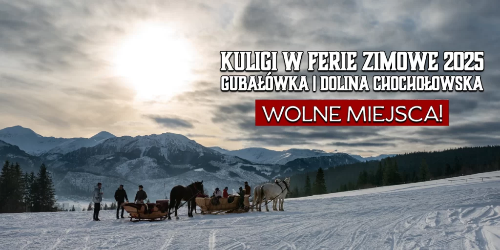 kuligi w ferie zimowe 2025 - kulig-zakopane.eu