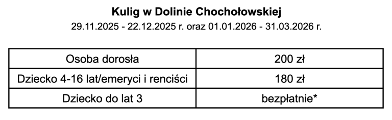 kulig w dolinie chochołowskiej - kulig-zakopane.eu